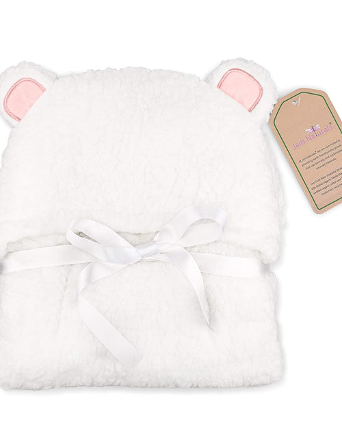 Load image into Gallery viewer, - Baby Swaddle Blanket, Cute Bear Organic Receiving Swaddling Wrap, Newborn Baby Girl Soft Plush Registry Gift (Pink 0-3)
