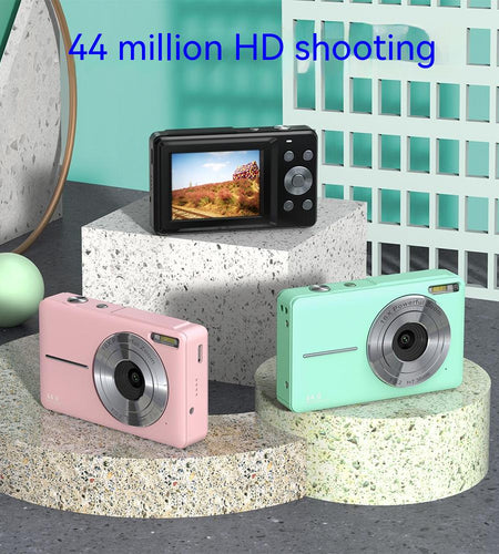 Mini Digital Camera Children'S HD Digital Camera Student Mini Digital Camera Boys and Girls Christmas Birthday Gift Children'S Entry-Level Camera