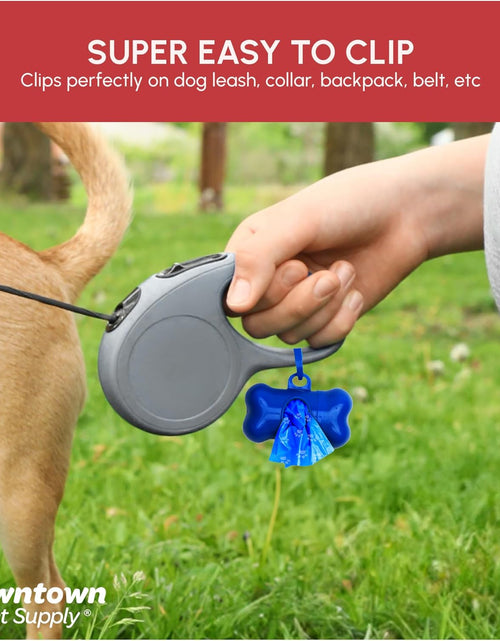 Load image into Gallery viewer, Dog Pet Waste Poop Bags with Leash Clip and Bag Dispenser - 180, 220, 500, 700, 880, 960, 2200 Bags
