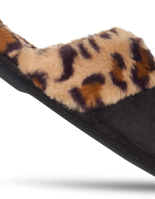 Load image into Gallery viewer, Women'S Comfy Faux Fur House Slipper Scuff Memory Foam Slip on Anti-Skid Sole
