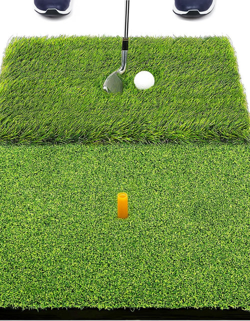 Load image into Gallery viewer, Foldable Golf Hitting Mat, Portable Golf Practice Grass Mat for Indoor/Outdoor, Anti-Deformation
