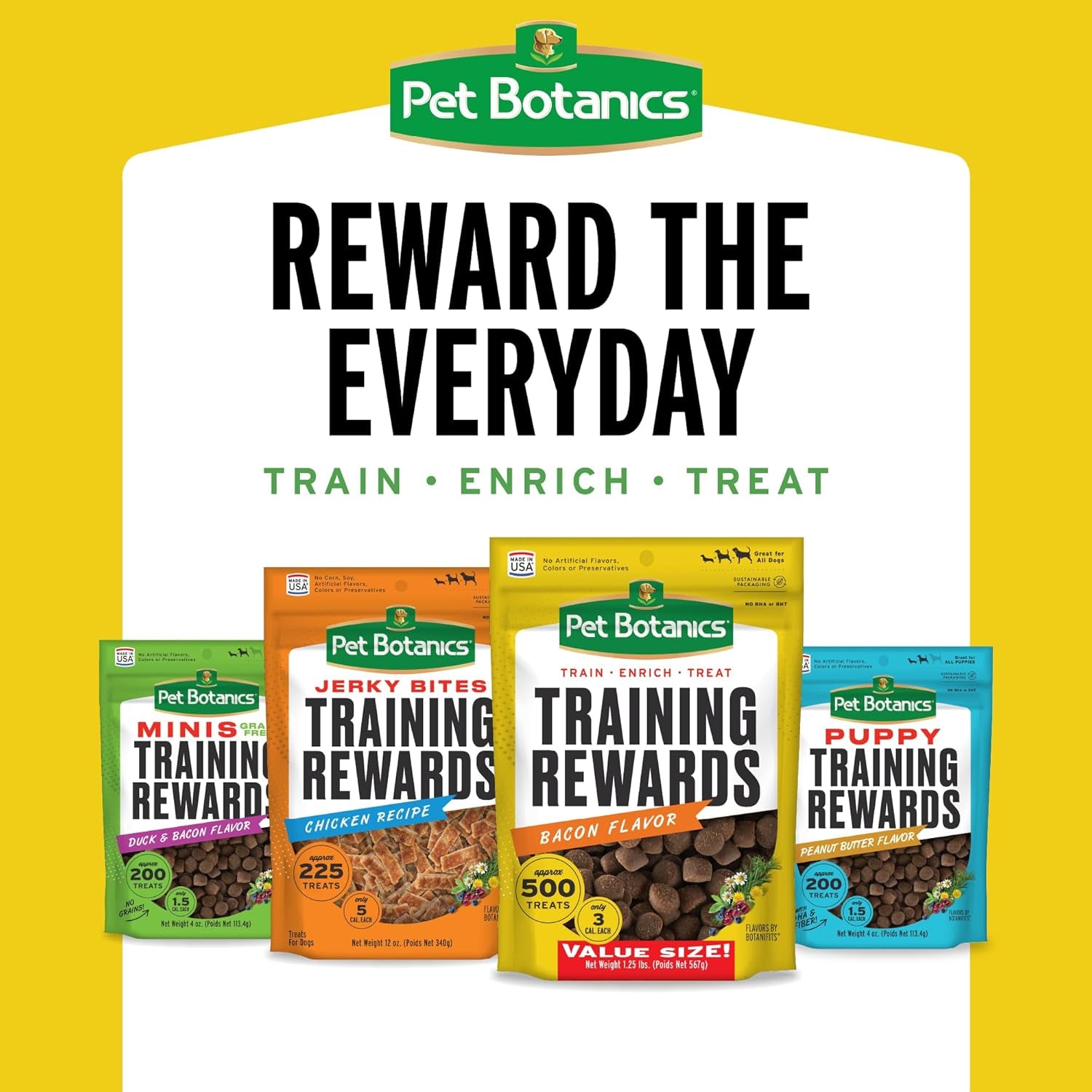 Mini Training Rewards Grain-Free Duck with Bacon Treats for Dogs (1 Pouch), 4 Oz