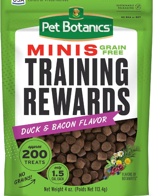 Load image into Gallery viewer, Mini Training Rewards Grain-Free Duck with Bacon Treats for Dogs (1 Pouch), 4 Oz
