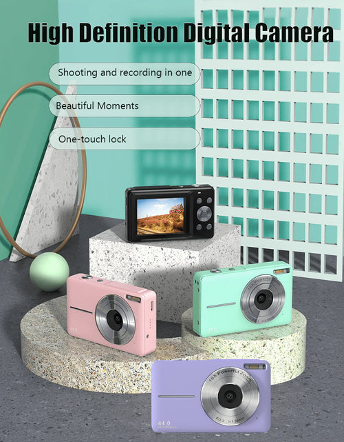 Load image into Gallery viewer, Mini Digital Camera Children'S HD Digital Camera Student Mini Digital Camera Boys and Girls Christmas Birthday Gift Children'S Entry-Level Camera
