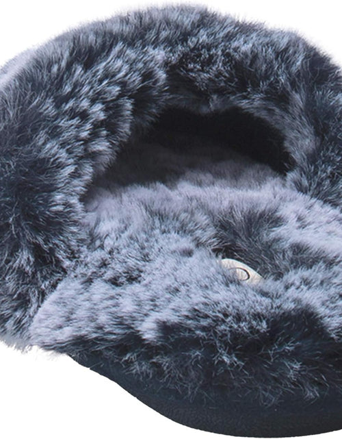 Load image into Gallery viewer, Women'S Comfy Faux Fur House Slipper Scuff Memory Foam Slip on Anti-Skid Sole
