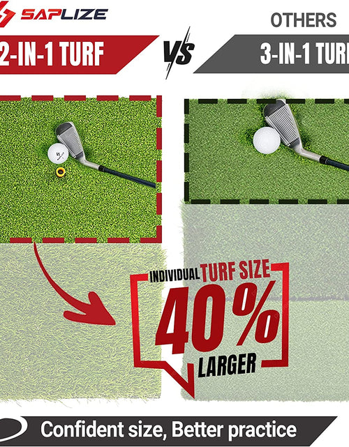 Load image into Gallery viewer, Foldable Golf Hitting Mat, Portable Golf Practice Grass Mat for Indoor/Outdoor, Anti-Deformation
