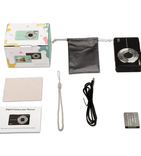 Mini Digital Camera Children'S HD Digital Camera Student Mini Digital Camera Boys and Girls Christmas Birthday Gift Children'S Entry-Level Camera