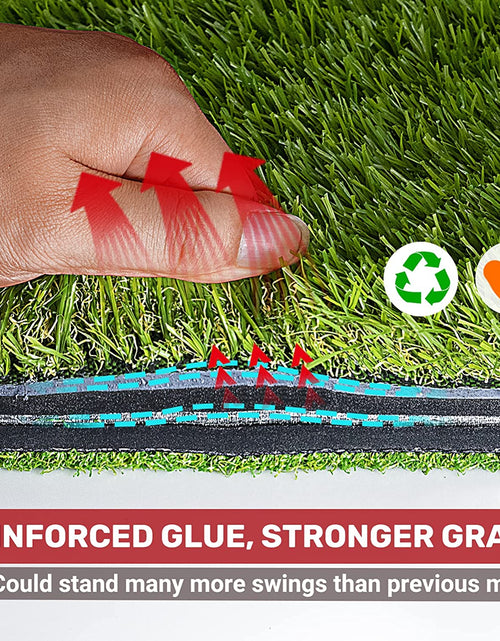Load image into Gallery viewer, Foldable Golf Hitting Mat, Portable Golf Practice Grass Mat for Indoor/Outdoor, Anti-Deformation
